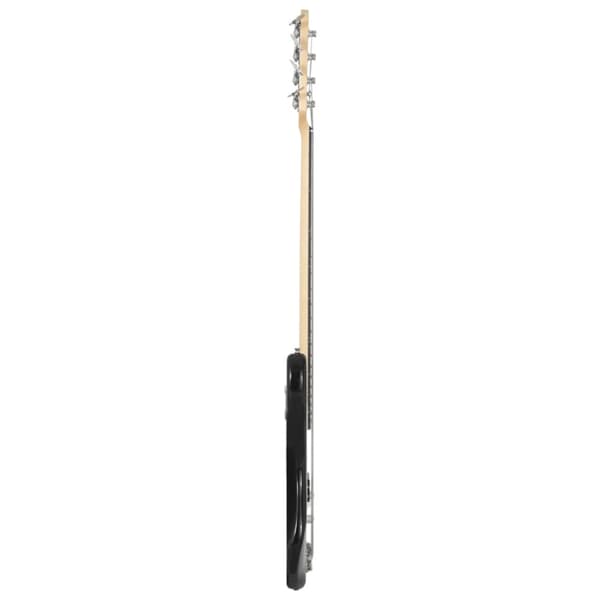 Elektrisk basgitarr för nybörjare med väska brun&vit 4/4 46"