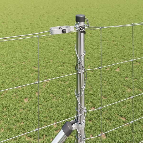 Stängselstolpe Galvaniserad 50 x 1,4 m Stål