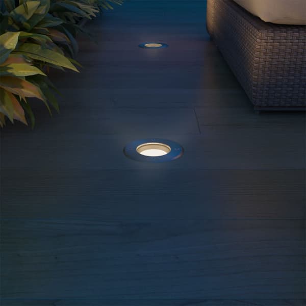 Utomhusspotlights med LED 3 st runda