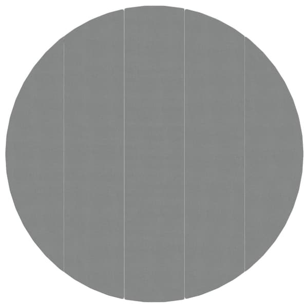 Bottenmatta ljusgrå Ø550 cm polyester geotextil