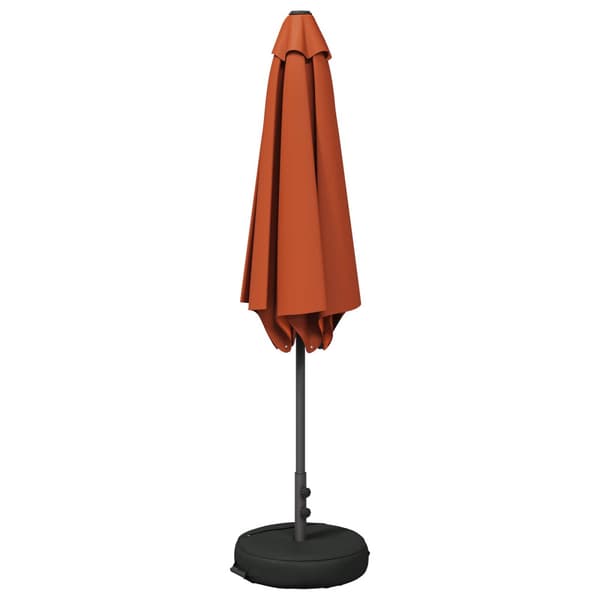 Trädgårdsparasol 300 x 300 cm Polyester Rektangulär Terracotta