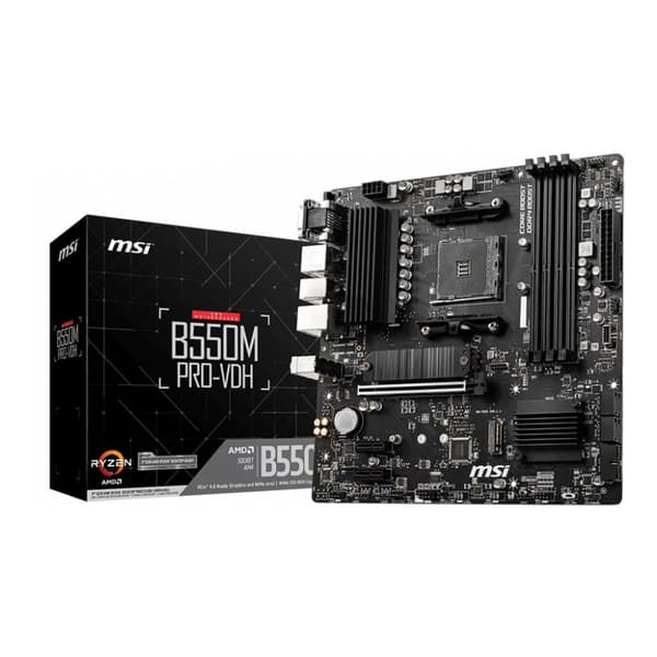MSI B550M PRO-VDH - moderkort - micro ATX - Socket AM4 - AMD B550