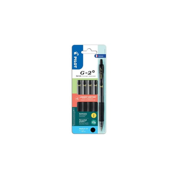 Gelpenna PILOT G2 Plus 0,7 svart 4/fp