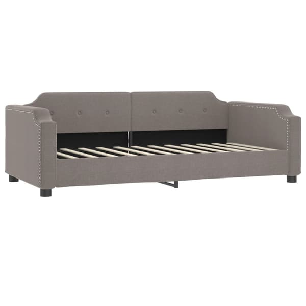 Dagbädd taupe 100x200 cm tyg