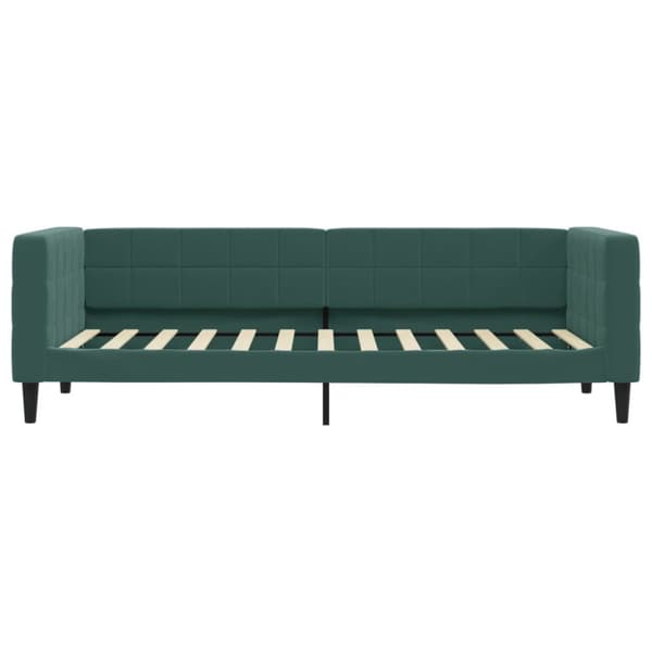 Dagbädd mörkgrön 80x200 cm sammet
