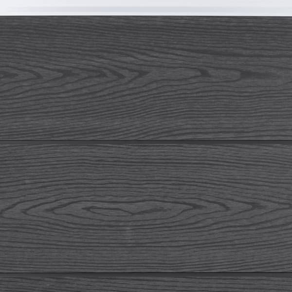 Staketpanel grå 699x186 cm WPC