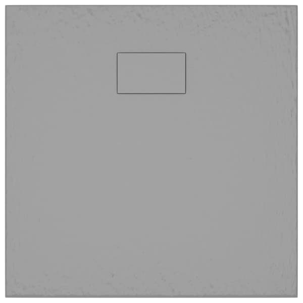 Duschkar SMC grå 90x90 cm