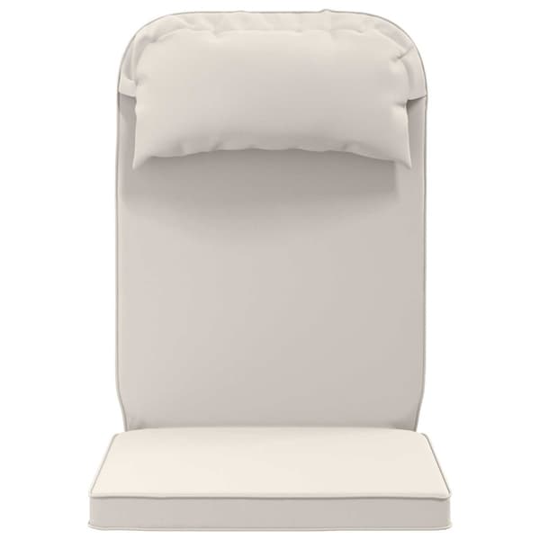 Solsängkudde 100% Polyester Vit 55 x 124 x 5 cm