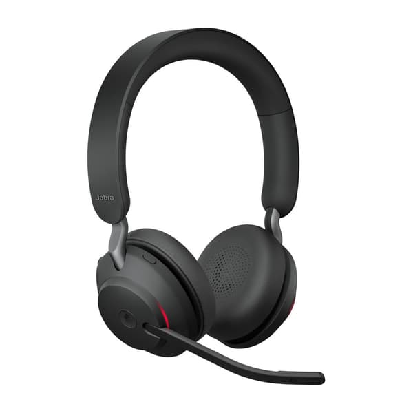 Jabra Evolve2 65 MS Stereo - headset - USB-A - med laddningsställ