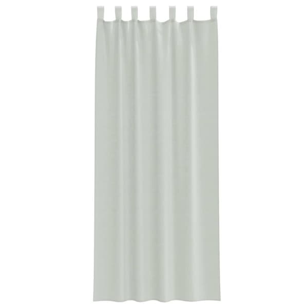 Voile gardiner med stångfickor 2 st äppelgrön