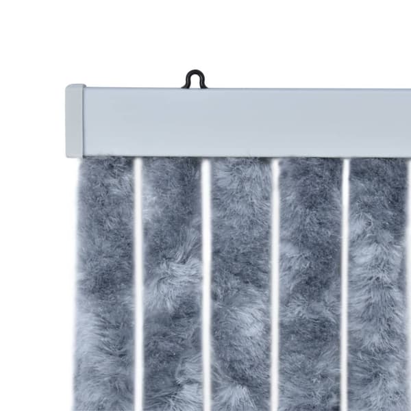 Insektsdraperi silver 56x185 cm chenille