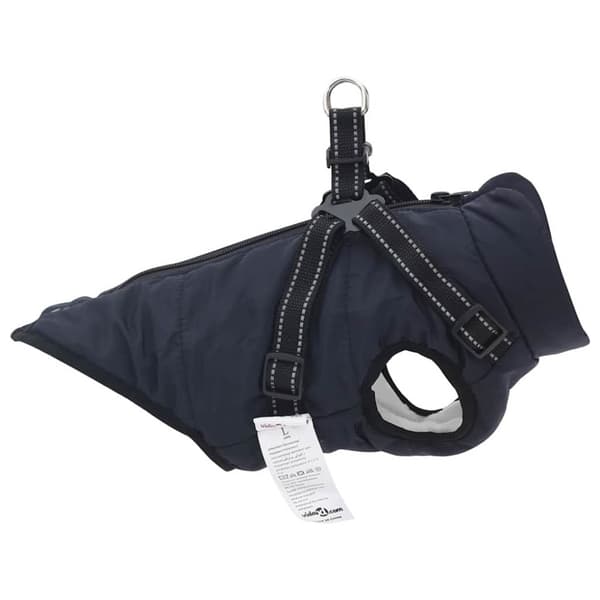 Hund Kappa Mörkblå L40 Fleece och Polyester