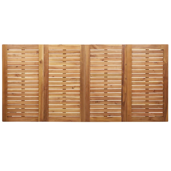Trädgårdsmöbelset 7 pcs Brun Massivt teakträ