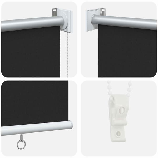 Rullgardin UV-skydd Antracit 80 x 230 cm Polyester
