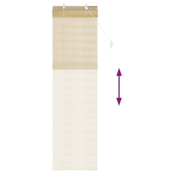 Rullgardin Naturlig 50 x 220 cm Bambu