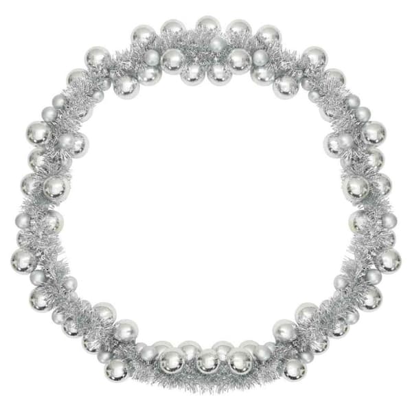 Julkulagirland Silver 186 cm Polystyren