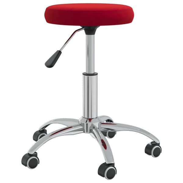 Massagepall vinröd sammet