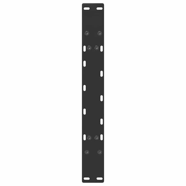 Soffbordsben A-formade 2 st svarta 60x(42-43) cm stål