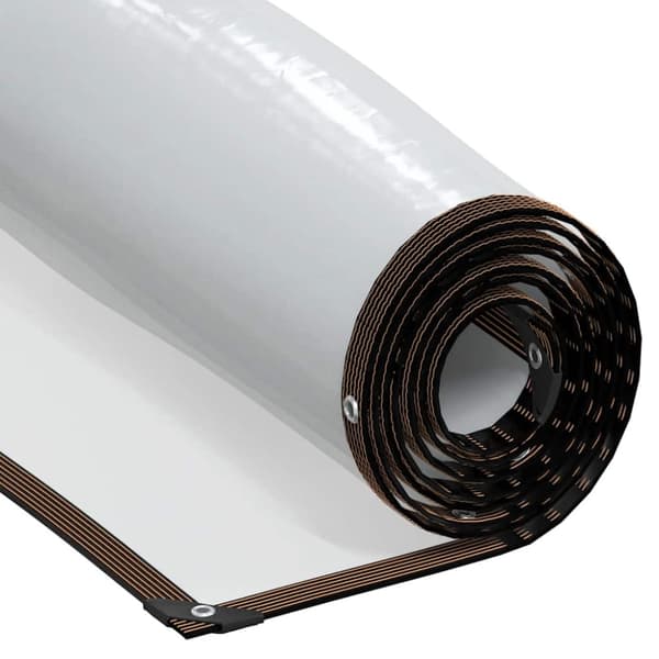 Klar presenning med öljetter 4x10 m polyeten