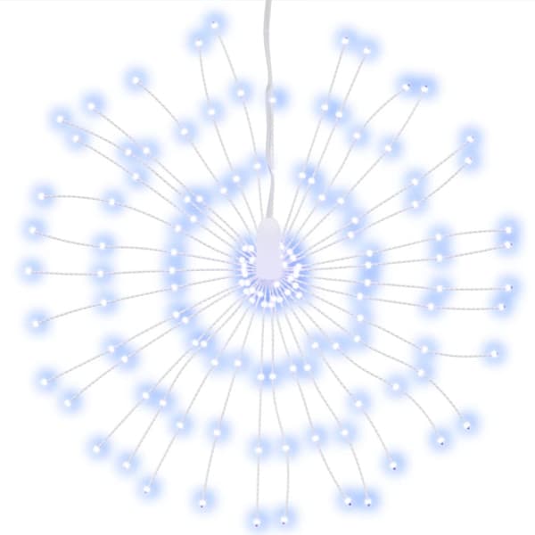 Julbelysning 140 LED kallvit 17 cm