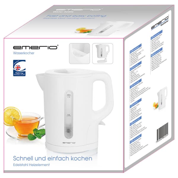 Vattenkokare 1,7l vit