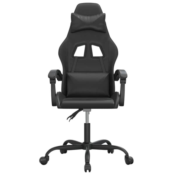 Gamingstol svart konstläder