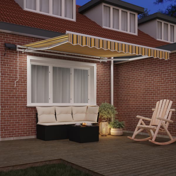 Utfällbar markis med 350 x 250 cm tyg