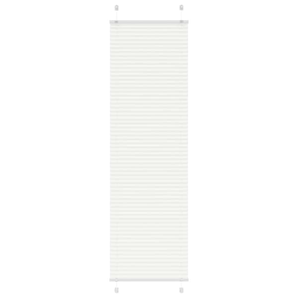 Plisserad persienn vit 60x200cm tyg bredd 59,4cm polyester