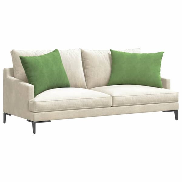 Sofakuddar 2 pcs Ljusgrön 70 x 50 cm Kordread tyg