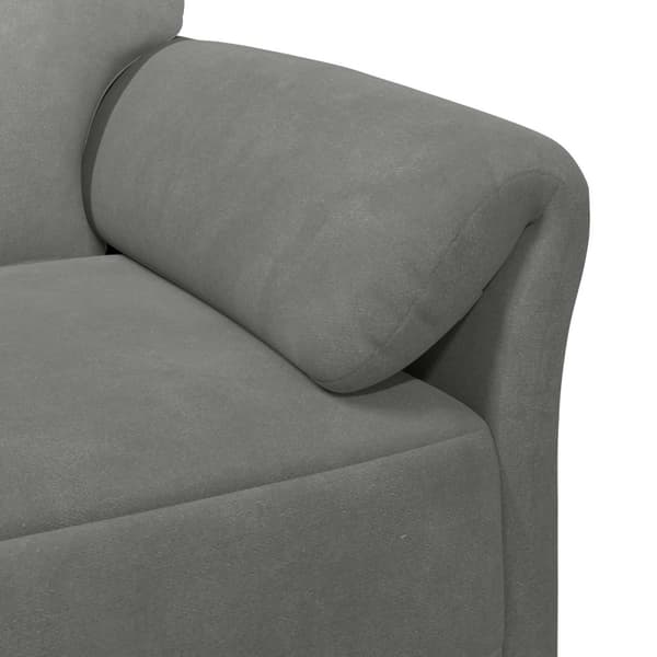 2-sits soffa Mörkgrå 138 x 83 x 95 cm Sammet