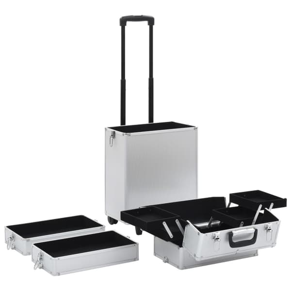 Sminklåda aluminium silver