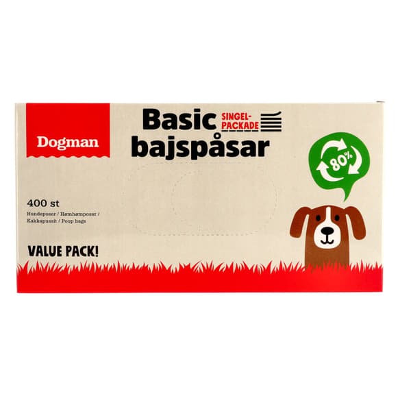 Bajspåsar Value Pack 400p Svart