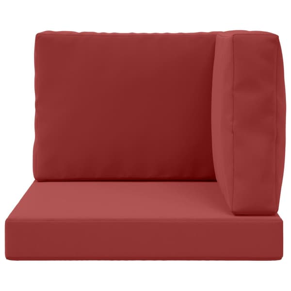 Utomhus Soffa Kudde 3 pcs Vinröd Polyester