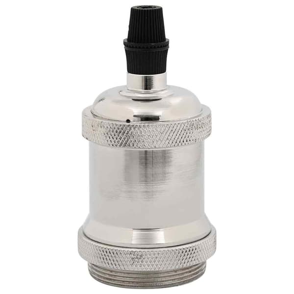 Lamphållare 2 st Satin Nickel E27