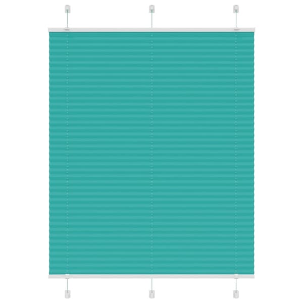 Plisserad persienn bensingrön 105x150 cm tyg bredd 104,4cm