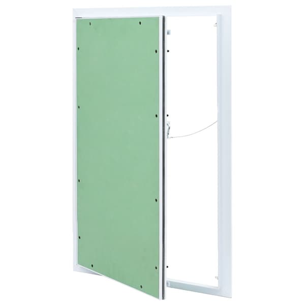 Åtkomstpanel Grön och Silver 55 x 75 cm Aluminium och gips