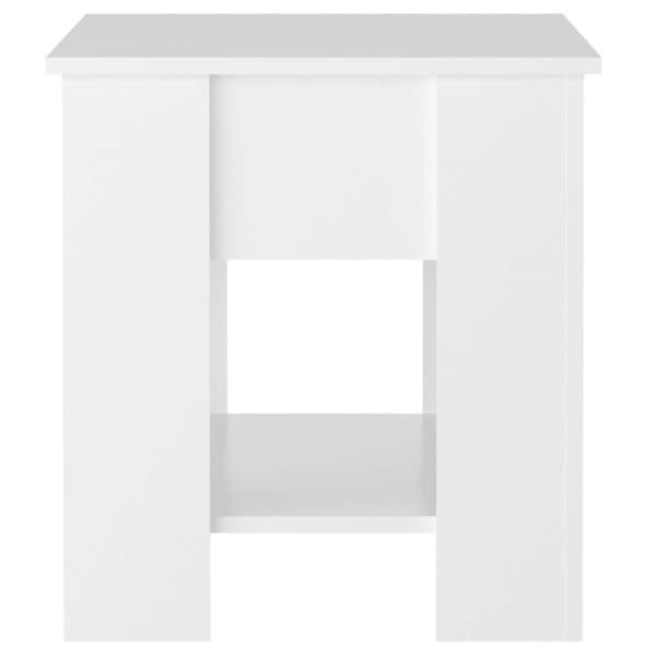 Soffbord vit högglans 101x49x52 cm konstruerat trä