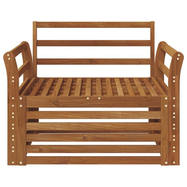 2 Stycke Sofa med armstöd Naturfärg