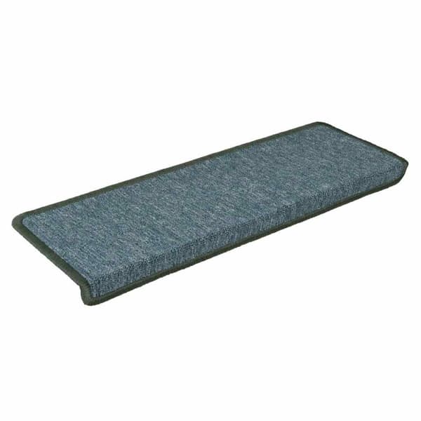 Trappmattor 30 st 65x21x4 cm mörkgröna rektangulära kanter