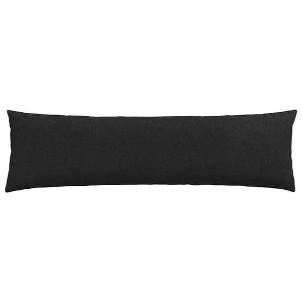 Sofakuddar 2 pcs Svart 145 x 40 cm tyg