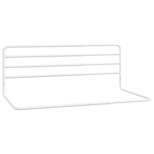 Sängskena för barn vit (76-137)x55 cm tyg