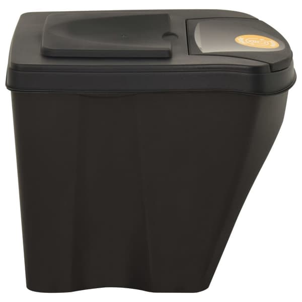 Staplingsbara soptunnor 4 st antracit 100 L