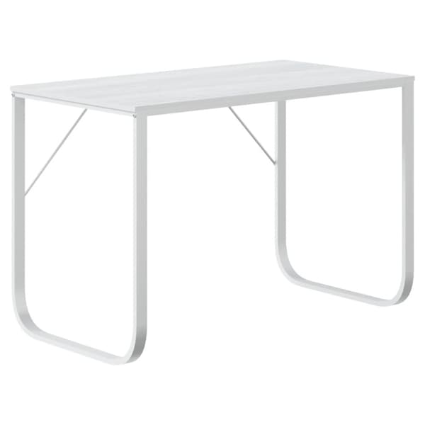 Datorbord vit 110x60x73 cm spånskiva