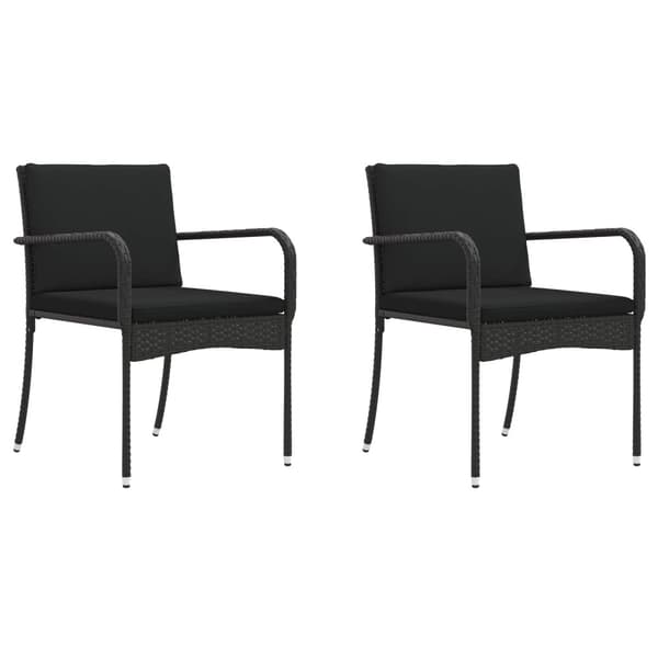 Trädgårdset med kudde stål