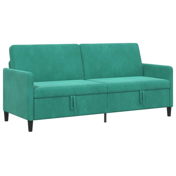 Soffa med förvaring Turkos 192 x 78 x 87 cm Polyester