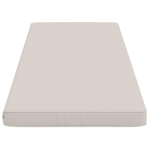 1-delad Bänk Kudde VUGHT 100% Polyester Vit 140 x 50 x 5 cm