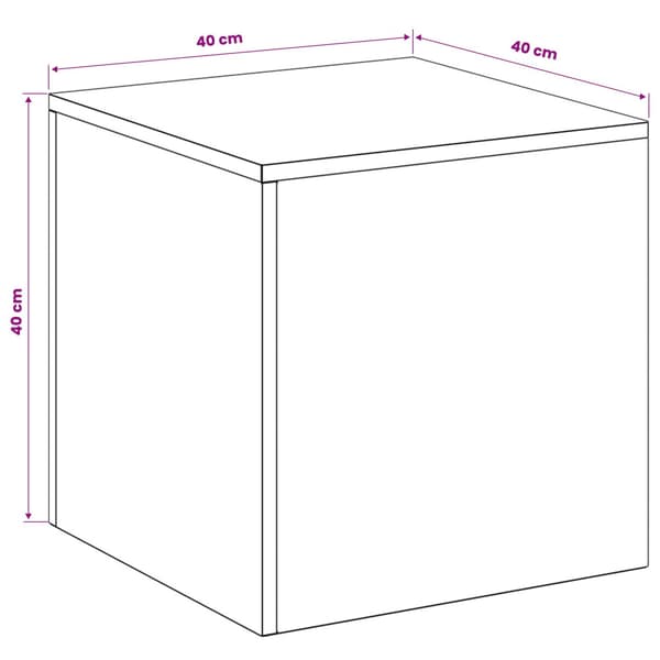 Växtställ 2 pcs Svart 40 x 40 x 40 cm Stål