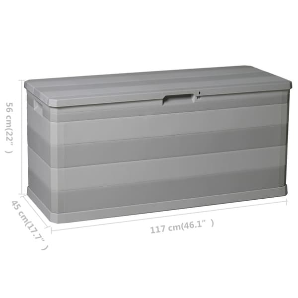 Dynbox 117x45x56 cm grå