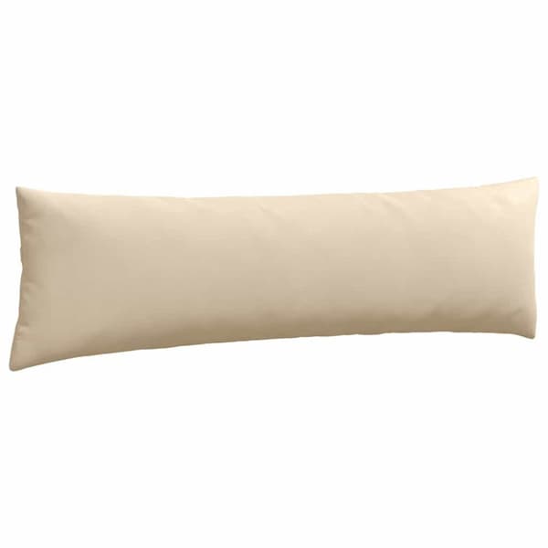 Sofakuddar 2 pcs Kräm 145 x 40 cm tyg
