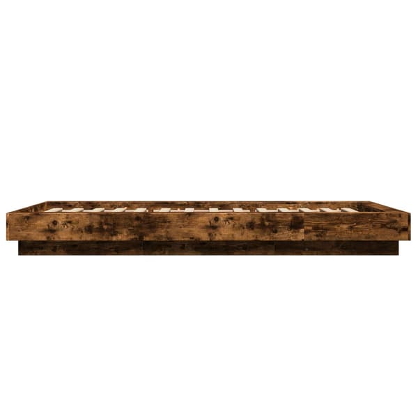 Golvsängsram Rökt ek 80 x 210 cm Konstruerat trä